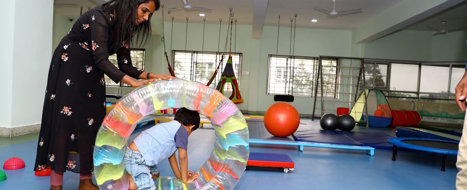 Occupational therapy dept - Helping to improve balance, gross motor skills and proprioception in children with ADHD & Autism through the sensatrak